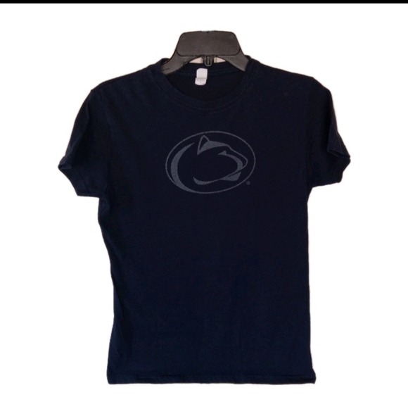 Tultex Tops - Tultex Navy Penn State Cotton Tshirt Large